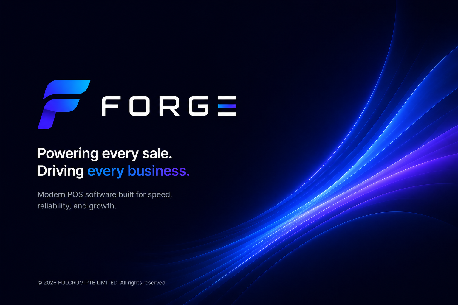 Forge POS Application Screenshot